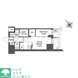 コンフォリア東大井IIの物件間取画像